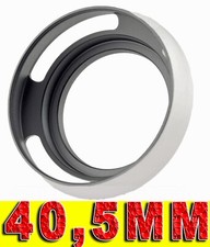 TILTED VENTED LENS HOOD METAL 40,5MM PARALUCE VENTILATO METALLO GRIGIO SILVER