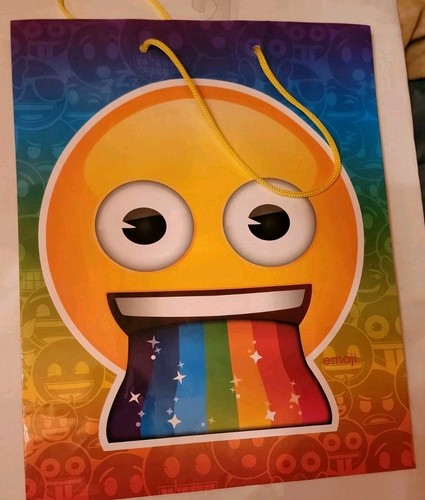 Sacchetto regalo emoji bocca