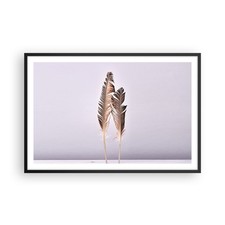 Poster 91x61cm Due piume lilla
