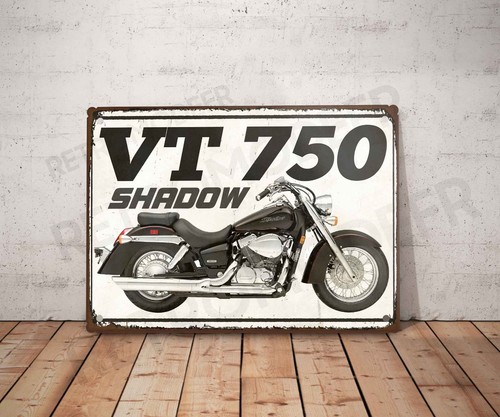 Plaque métal vintage honda - vintage, vt