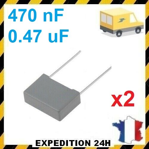 Condensateurs mkp 0 47uf - 2, x2