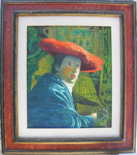 Ragazza con cappello rosso - , (da
