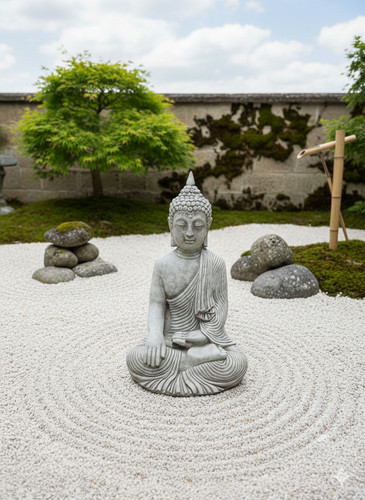 Statua ornamento buddha - statua,