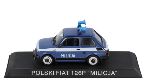 Modellino auto polizia polacco