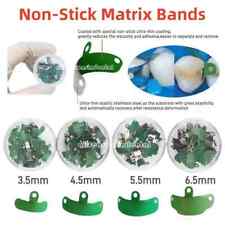 50 Pezzi Rivestimento Composito Teflon Dentale Fasce Matrice Antiaderenti Matrici Sezionali