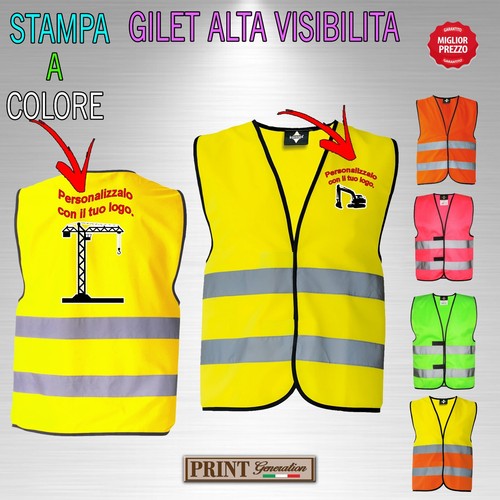Gilet alta visibilità - gilet,