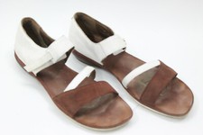 Scarpe donna CAMPER tg 9 Europa 40 marrone camoscio pelle bianca S7690