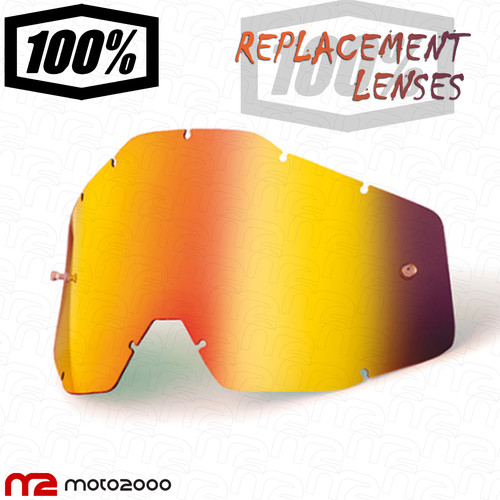 Lente 100 specchio - specchio, rossa