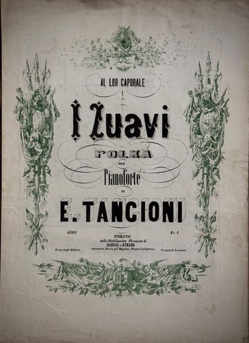 Tancioni spartito musicale - tancioni-,