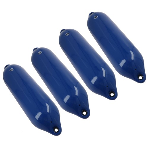 Parafango barca blu ancoraggio
