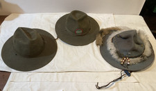 vecchi Cappelli,/Copricapo, Boyscout-Lotto Di 3-Vintage —Collezione