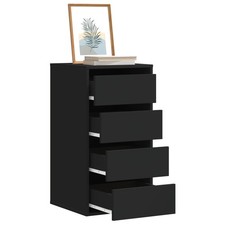 Cassettiera Angolare Nera