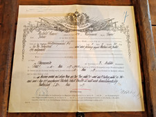 Congedo Militare Impero Austro-ungarico 1917