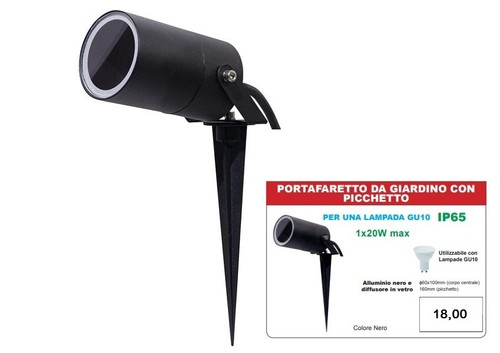 Spot led orientabile ip65 - spot, per