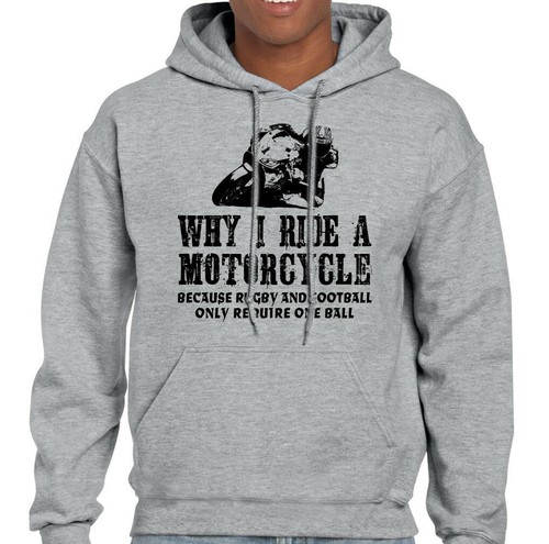 Felpa con cappuccio - why, i