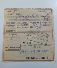 Biglietto Ferrovie Dello Stato