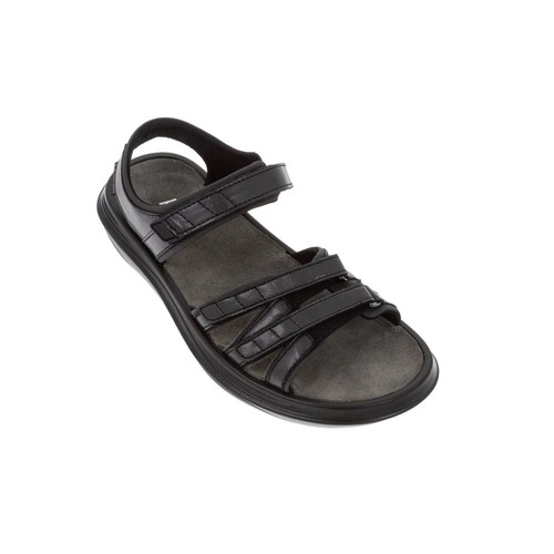 Ticino black sandalo - black, kybun