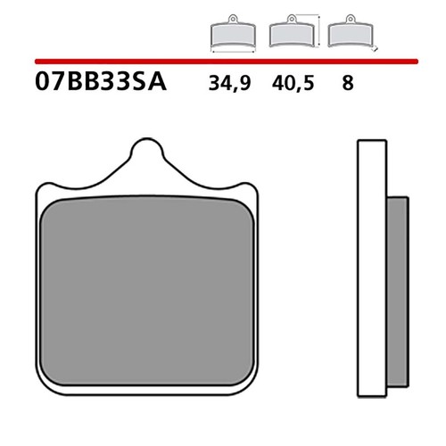 Brembo kit pastiglie - brembo, freno