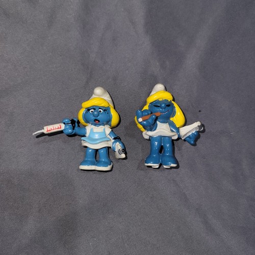 Mini puffo pvc vintage 1981 - in,