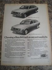 BETA 1800 LANCIA B LTD NEW