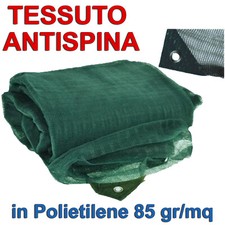 Telo Rete per Raccolta Olive Rinforzata 85 gr/mq Occhiellata Antispina Apertura