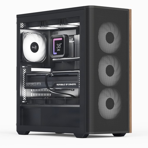 Aerocool d501a case - d501a-g-wt-v2,