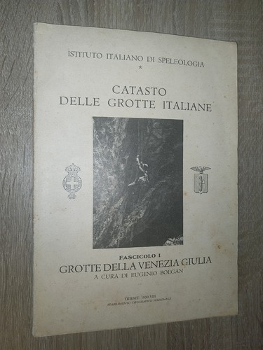 Speleologia catasto delle - ;,