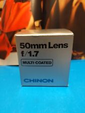 ? CHINON Auto 50mm F/1.7 1.7/50mm (Pentax K bayonet) quite good full BOXED ! ?