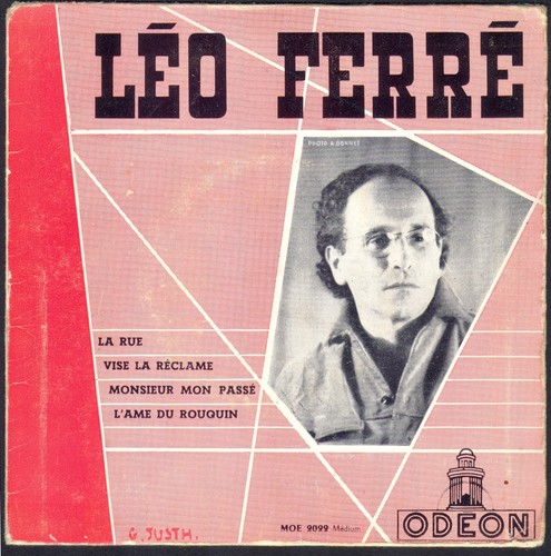 Leo ferre très - rare, 45t