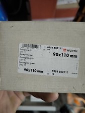 5 PZ Vetrino in vetro oscurato per maschera saldatura a mano DIN11 110X90X2 mm