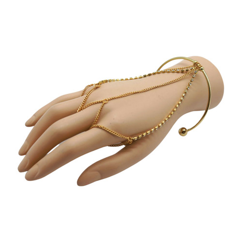 Bracciale donna metallo oro