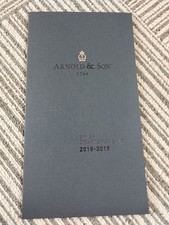 Arnold & Son Watch Catalog