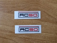 COPPIA  ADESIVI ANCILLOTTI 50 REGOLARITA' COMPETIZIONE ANNI '70 STICKERS DECAL