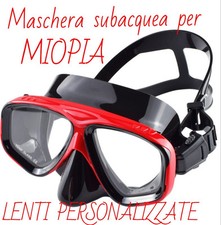 maschera da snorkeling miopia