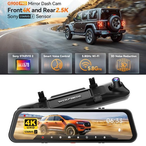 Wolfbox g900 pro specchio dash - g900,