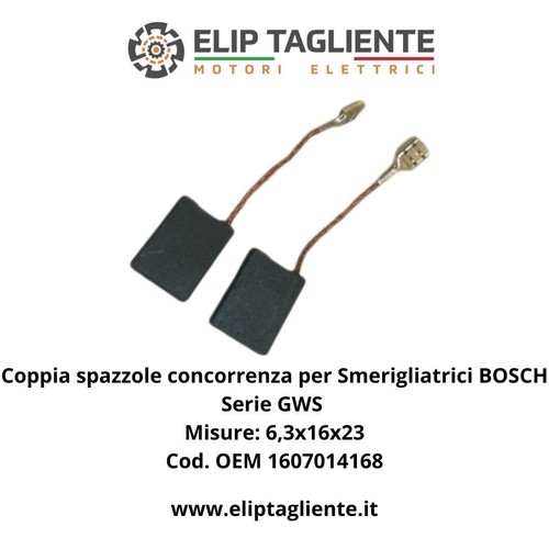 Spazzole carboncini 3x16x23 - spazzole, 6,3x16x23