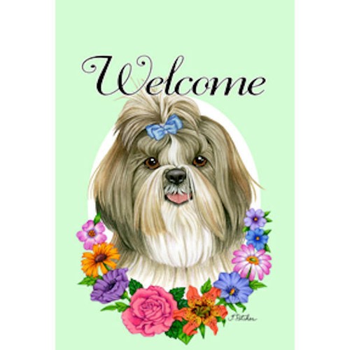 Bandiera decorativa shih tzu - bandiera,
