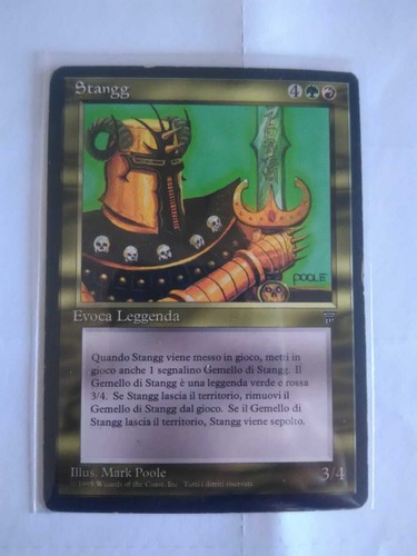 Carte mtg magic stangg - mtg, "
