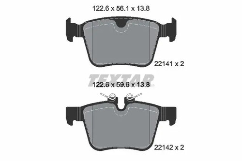Pastiglie freno 2214103 textar - 2214103,