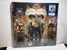 Michael Jackson Dangerous LP Vinyl Record Walmart  Silver corner ding small