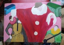 Raffaele Frumenti (Roma 1922-2002) Attribuito dipinto anni 70 VENDITA NO PROFIT