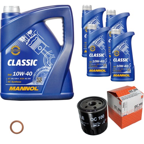 Filtro olio mahle mannol - 9, l