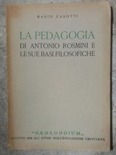 MARIO CASOTTI  LA PEDAGOGIA DI