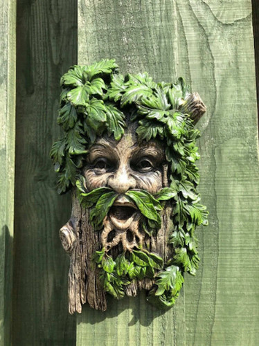 Greenman garden wall - greenman,