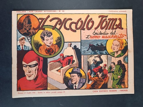 Fumetto uomo mascherato - l'uomo,