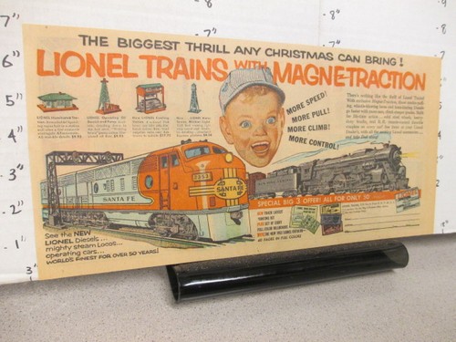 Giornale annuncio 1953 lionel - annuncio,