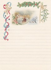 lotto di 3  LETTERINE DI NATALE  -  NON SCRITTE  -  1 firmata Bonelli