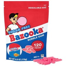 Bazooka Sugar-Free Bubble Gum