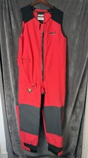 Pantaloni da vela Musto Performance Salopettes MPX Smock Goretex da uomo XL rossi
