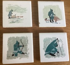 4 Sottobicchieri Vintage Inuit